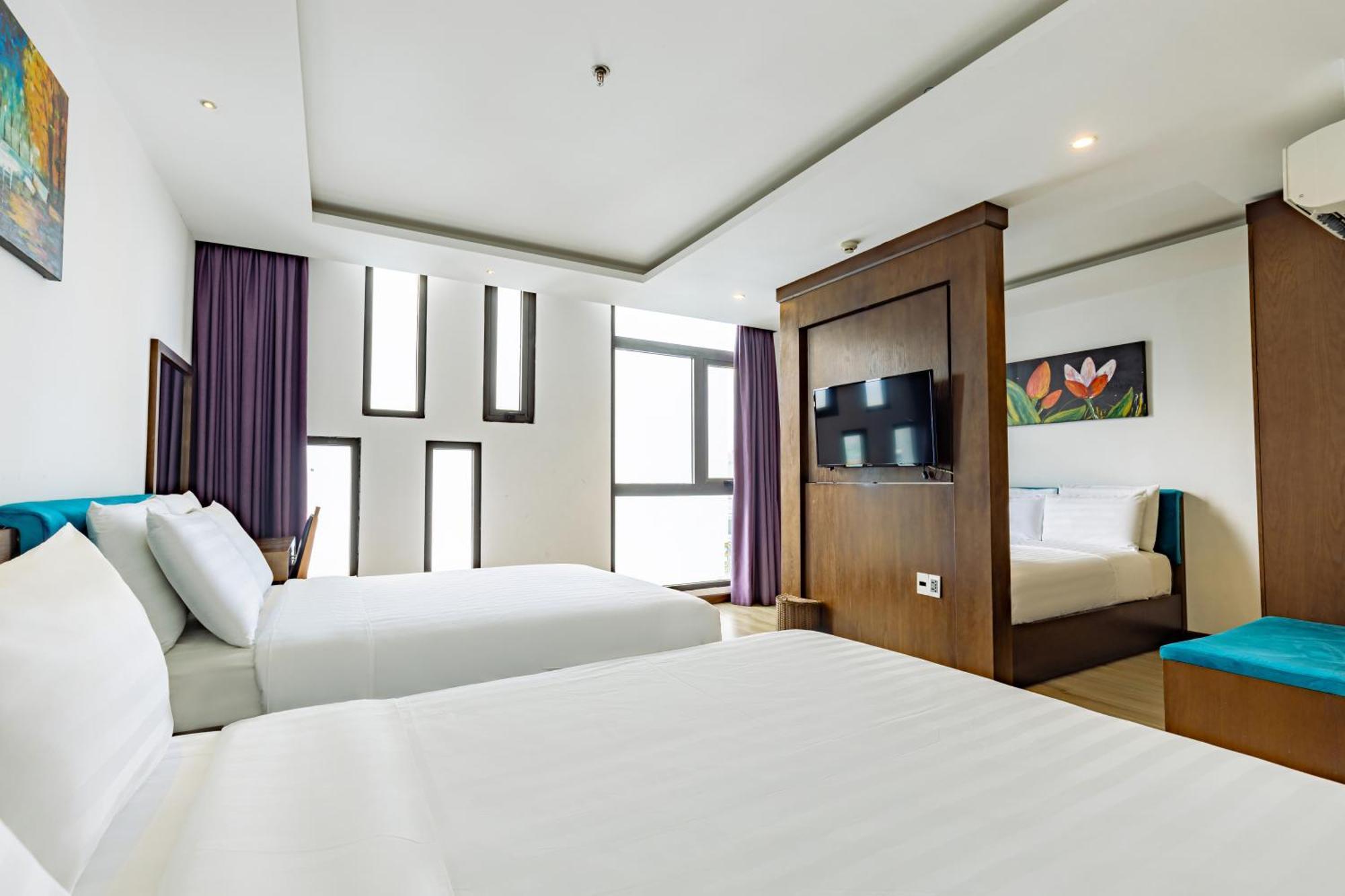 Golden Sun Apartment By New Sky Travel Дананг Экстерьер фото
