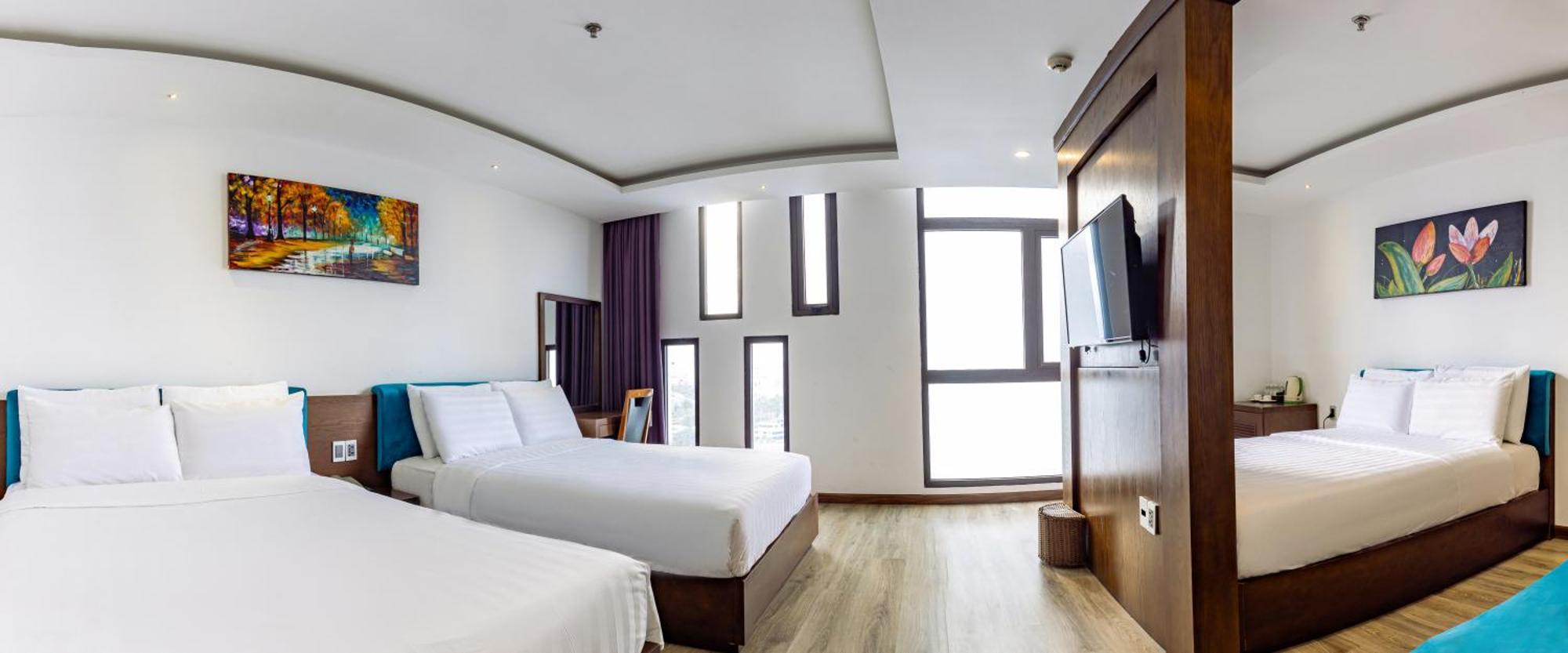 Golden Sun Apartment By New Sky Travel Дананг Экстерьер фото