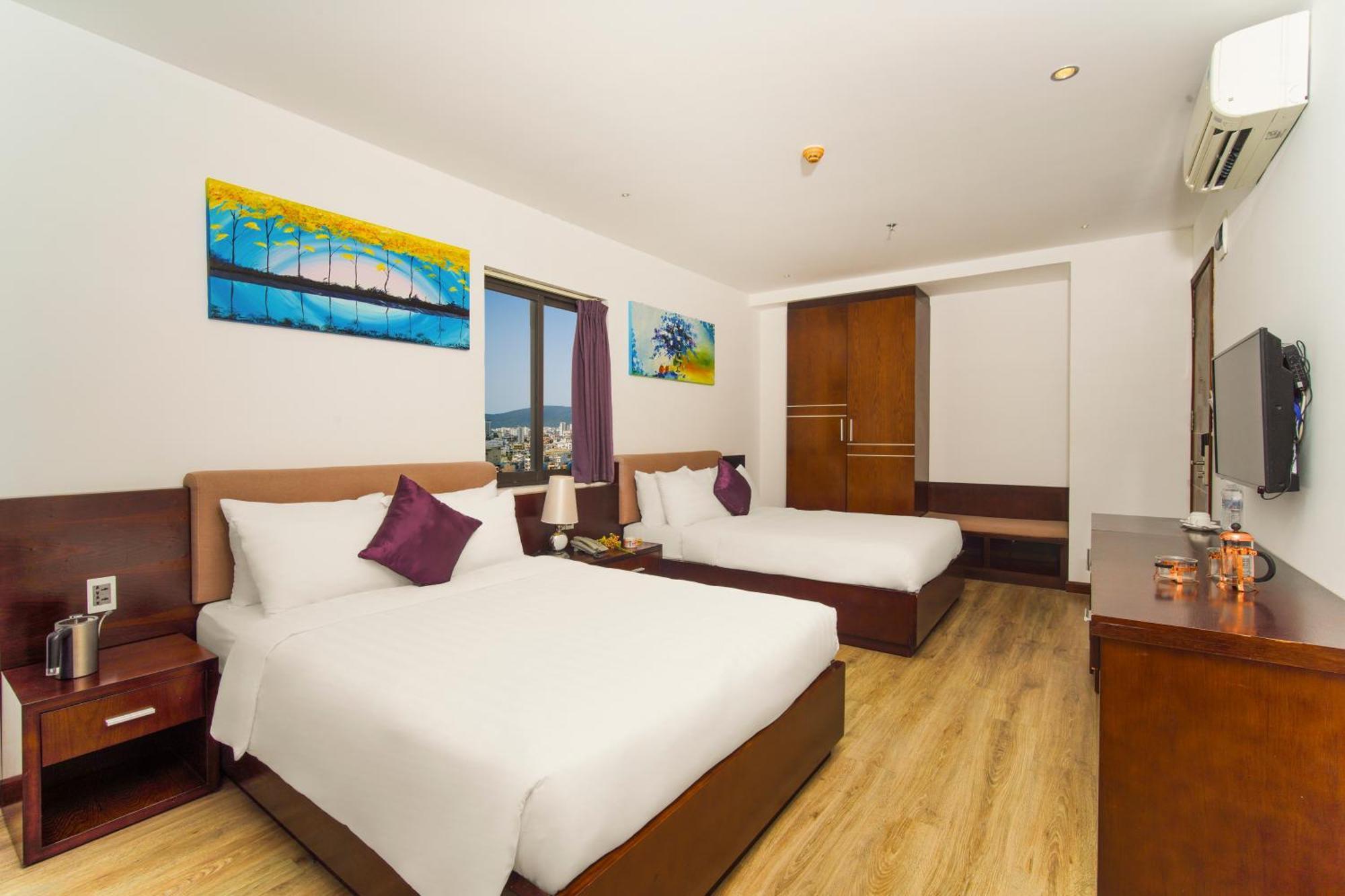 Golden Sun Apartment By New Sky Travel Дананг Экстерьер фото
